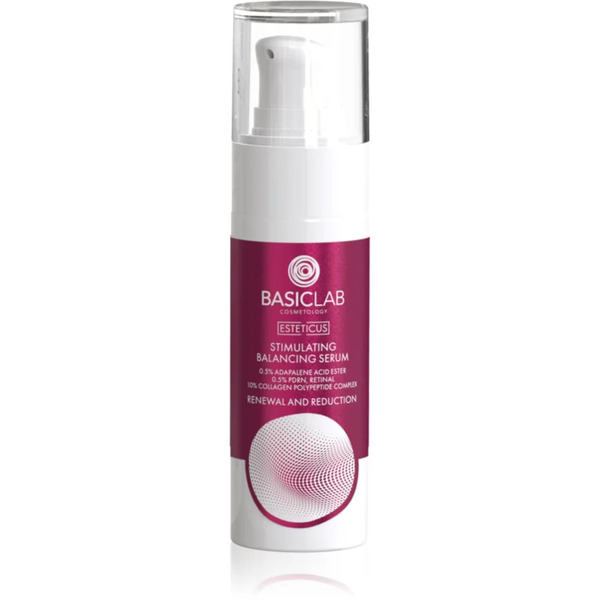  Basiclab Cosmetology Esteticus Serum Stymulujące Ujednolica Koloryt Skóry 0.5% Adapalene Acid Ester, 10% Collagen Polypeptide Complex, 0.5% Pdrn 30 Ml 
