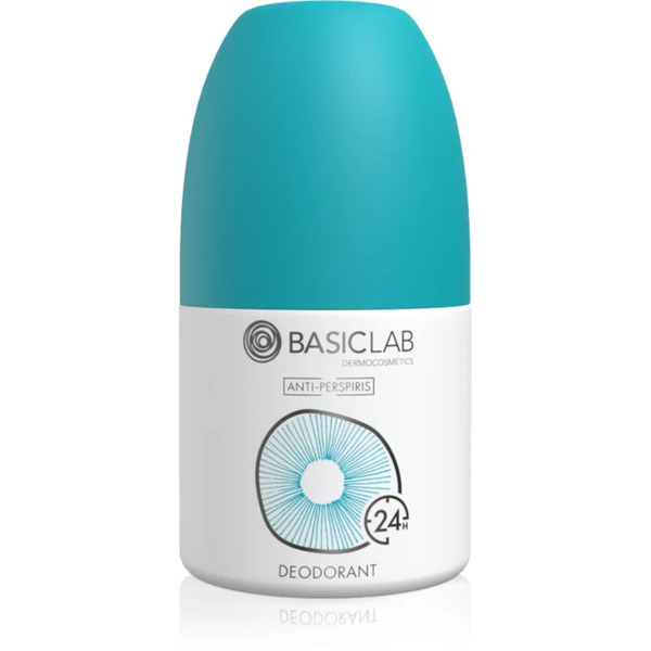  Basiclab Dermocosmetics Anti-perspiris Dezodorant Roll-on Zapewniający 24-godzinną Ochronę 60 Ml 