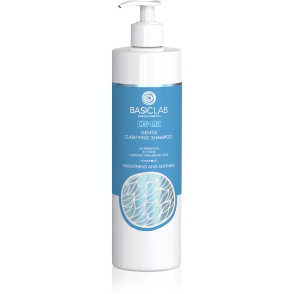  Basiclab Dermocosmetics Capillus Delikatny Szampon Oczyszczający Do Suchej I Wrażliwej Skóry Głowy 300 Ml 