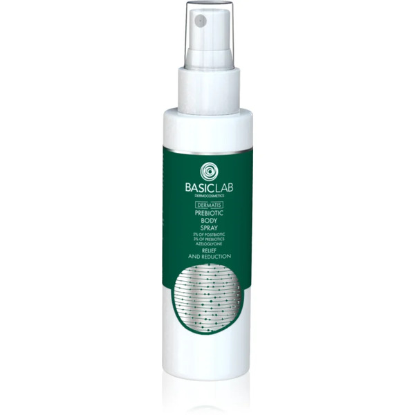  Basiclab Dermocosmetics Dermatis Prebiotyczny Fluid Nawilżający Zmniejszający Nadwrażliwość Cery W Sprayu Na Twarz I Ciało 100 Ml 