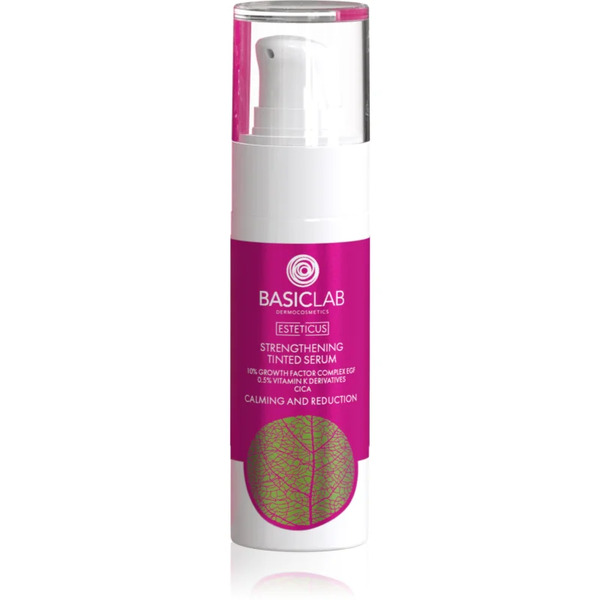  Basiclab Dermocosmetics Esteticus Serum Do Ujednolicania Kolorytu Skóry Przeciw Zaczerwienieniom Skóry 10% Growth Factor Complex Egf 30 Ml 