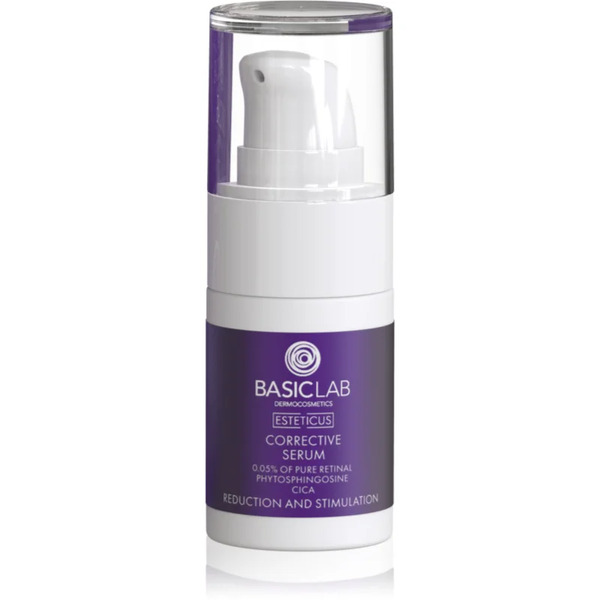  Basiclab Dermocosmetics Esteticus Serum Korygujące Przeciw Przebarwieniom Skóry 0.05% Pure Retinal 15 Ml 