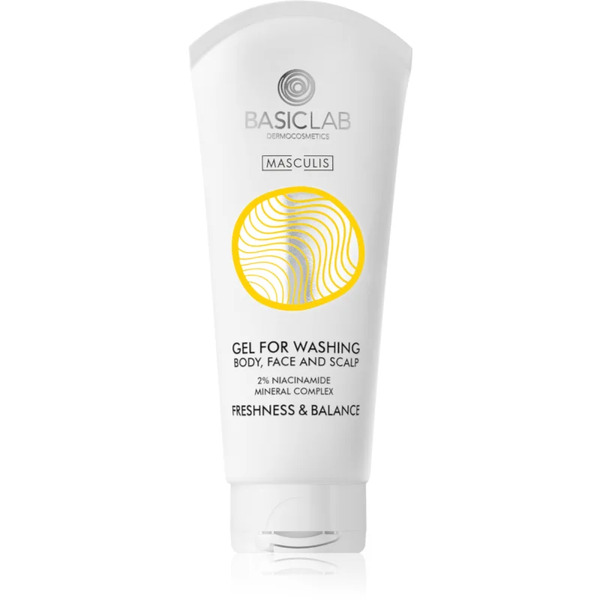 Basiclab Dermocosmetics Masculis żel Pod Prysznic Do Twarzy, Ciała I Włosów 100 Ml 