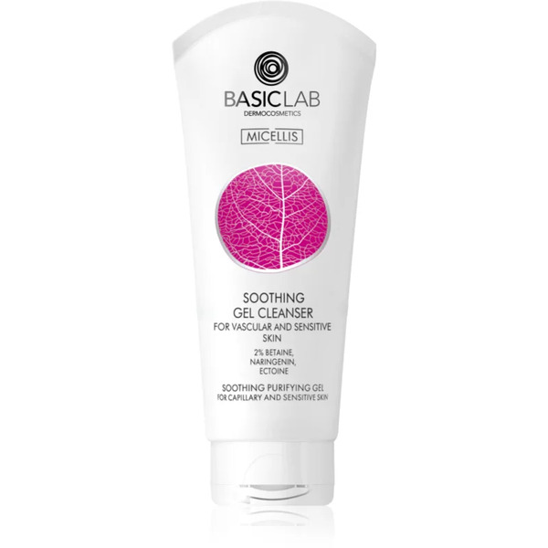  Basiclab Dermocosmetics Micellis Kojący żel Oczyszczający Do Skóry Wrażliwej I Podrażnionej 100 Ml 