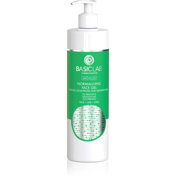  Basiclab Dermocosmetics Micellis Normalizujący żel Oczyszczający Do Skóry Tłustej Ze Skłonnością Do Trądziku 300 Ml 