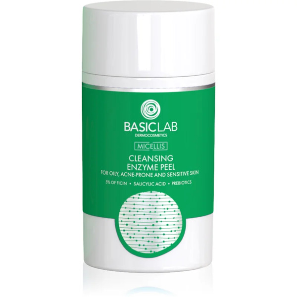  Basiclab Dermocosmetics Micellis Peeling Enzymatyczny Do Cery Tłustej I Problematycznej 35 G 