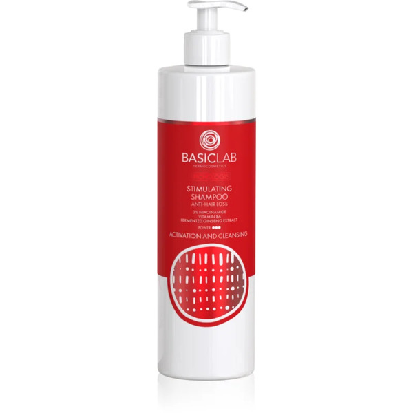  Basiclab Dermocosmetics Trichologis Szampon Stymulujący Przeciw Wypadaniu Włosów 300 Ml 