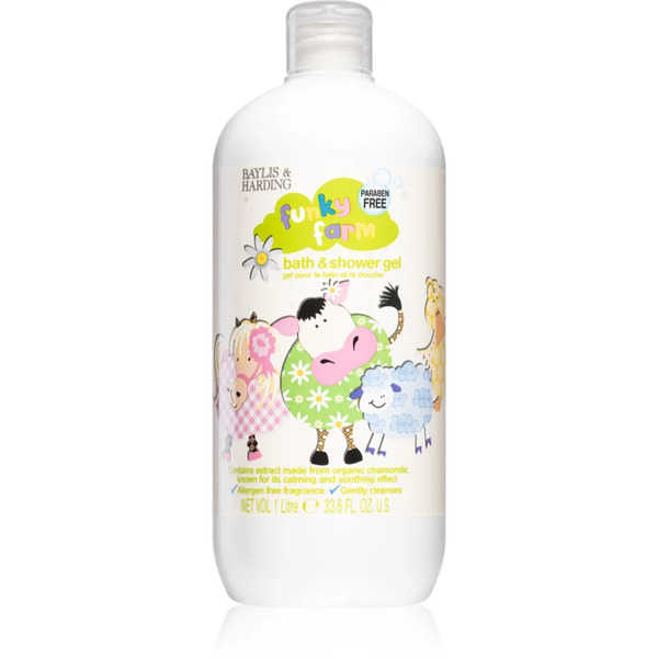  Baylis & Harding Funky Farm żel Do Kąpieli I Pod Prysznic 1000 Ml 