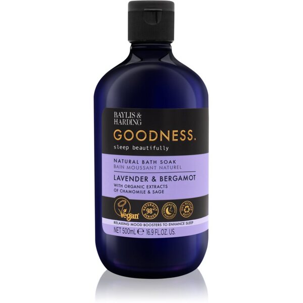  Baylis & Harding Goodness Sleep Beautifully Piana Do Kąpieli Na Spokojny Sen Lavender & Bergamot 500 Ml 