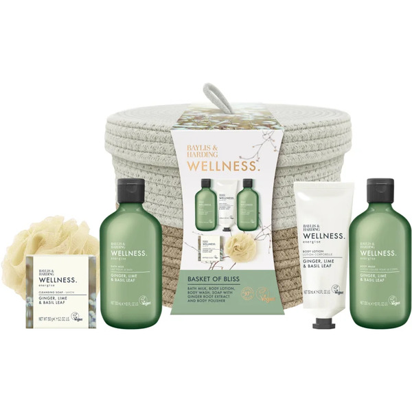  Baylis & Harding Wellness. Energise Zestaw Upominkowy Ginger, Lime & Basil Leaf 