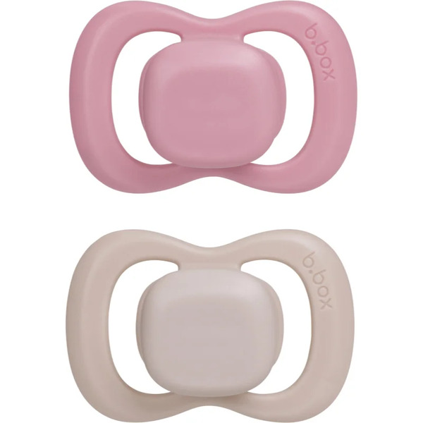  B.box Natural Rubber 0-6m Smoczek Berry/blush 2 Szt. 