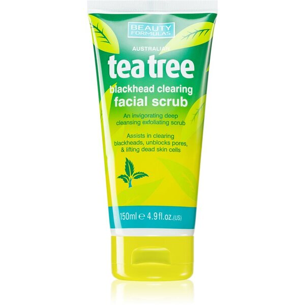  Beauty Formulas Tea Tree Oczyszczający Peeling Do Twarzy Do Skóry Problemowej 150 Ml 