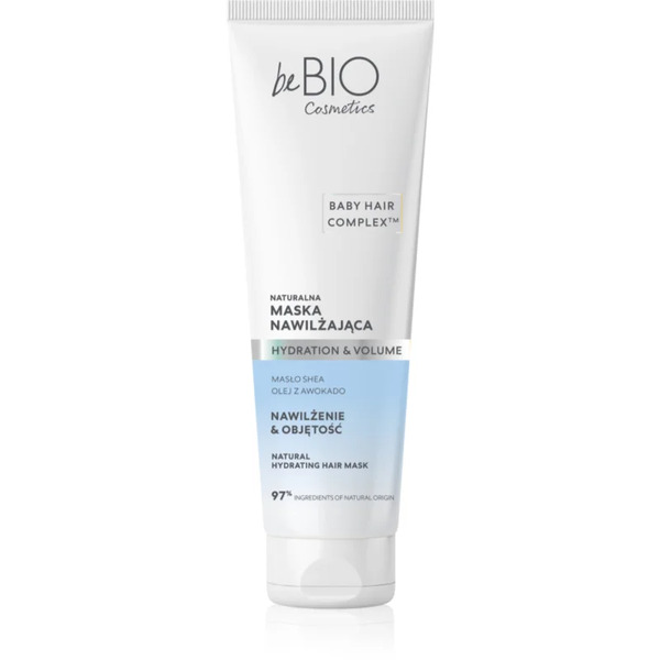  Bebio Baby Hair Complex Hydration & Volume Maska Nawilżająca Do Włosów Do Zwiększenia Objętości 150 Ml 