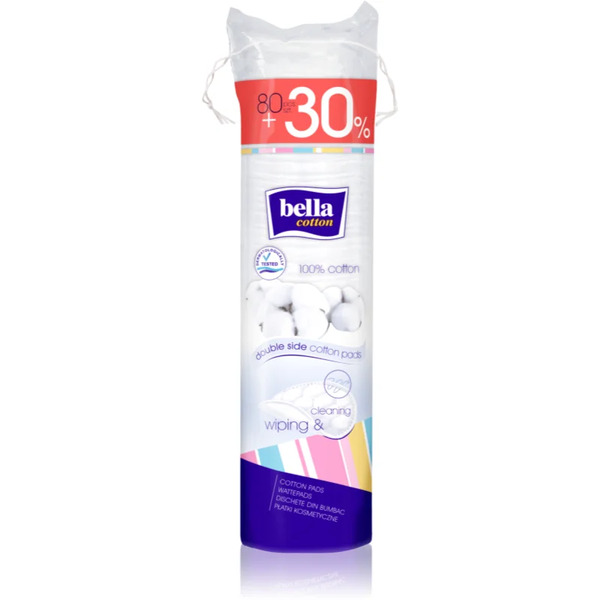  Bella Cotton Waciki Do Demakijażu 80 Szt. 