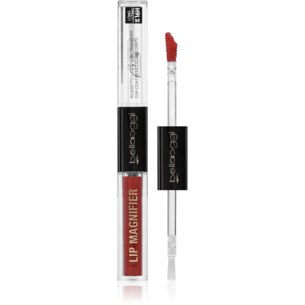  Bellaoggi Lip Magnifier Długotrwała Pomadka I Błyszczyk Do Ust 2 W 1 Odcień Ruby Red 2.7 Ml 