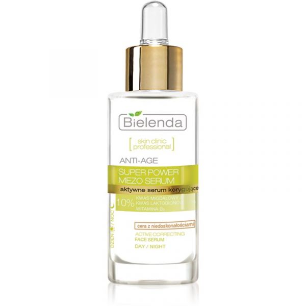  Bielenda Skin Clinic Professional Super Power Mezo Serum Serum Odmładzające Do Skóry Z Niedoskonałościami 30 Ml 