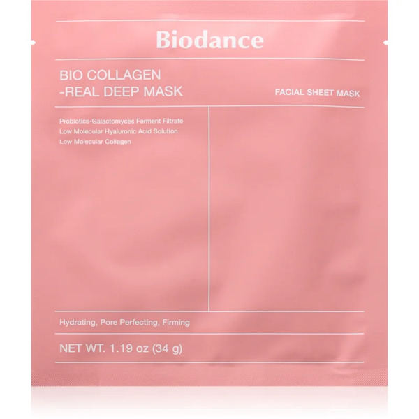  Biodance Bio-collagen Real Deep Mask Maska Hydrożelowa O Intensywnym Działaniu Do Nawilżenia Skóry I Zmniejszenia Porów 34 G 