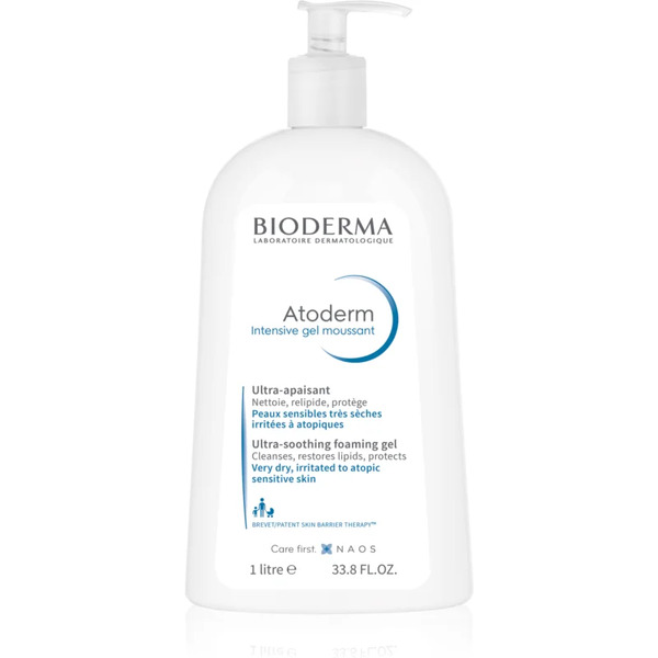  Bioderma Atoderm Intensive Gel Moussant Pieniący Się żel Odżywczy Do Skóry Suchej I Atopowej 1000 Ml 