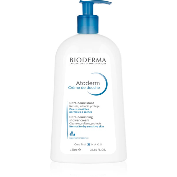  Bioderma Atoderm Shower Cream Odżywczy Krem Pod Prysznic Dla Skóry Normalnej I Suchej Wrażliwej 1000 Ml 