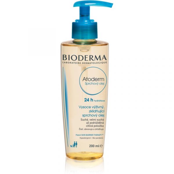  Bioderma Atoderm Shower Oil Intensywnie Odżywiający I łagodzący Olejek Pod Prysznic Do Skóry Suchej I Podrażnionej 200 Ml 