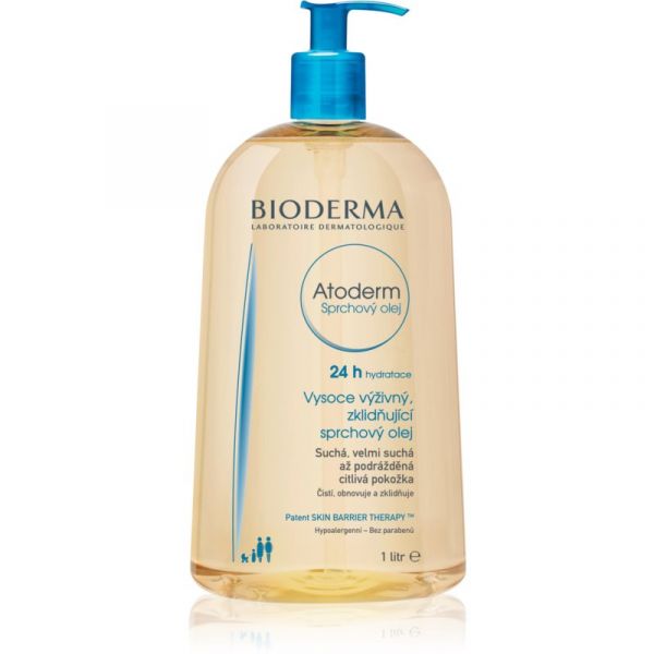  Bioderma Atoderm Shower Oil Intensywnie Odżywiający I łagodzący Olejek Pod Prysznic Do Skóry Suchej I Podrażnionej 1000 Ml 