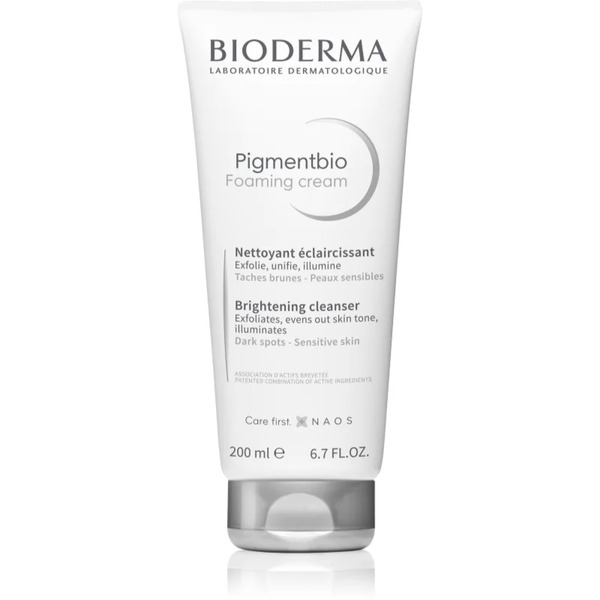  Bioderma Pigmentbio Foaming Cream Kremowa Pianka Dogłębnie Oczyszczająca Dający Efekt Wybielenia 200 Ml 