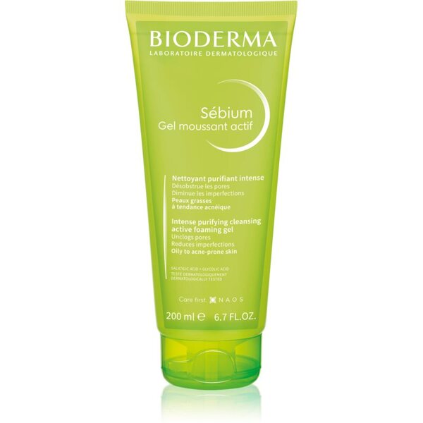  Bioderma Sébium Gel Moussant Actif żel Głęboko Oczyszczający Do Cery Tłustej I Problematycznej 200 Ml 