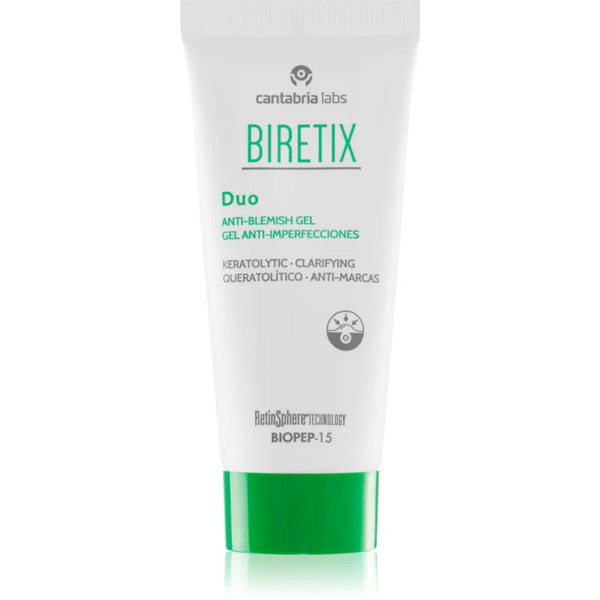  Biretix Treat Duo Anti-blemish Gel Korygująca Pielęgnacja Odbudowująca Do Skóry Trądzikowej, Zwalczająca Niedoskonałości 30 Ml 