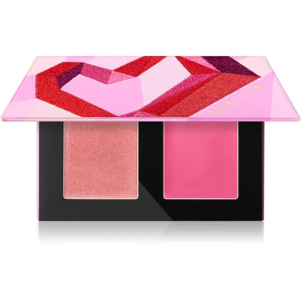  Bobbi Brown Threads Of Love Cream Glow Highlighter + Pot Rouge Paleta Rozświetlaczy I Róży Do Policzków Odcień Pink Duo 4 G 