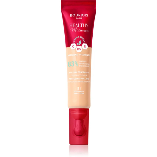  Bourjois Healthy Mix Serum Korektor Nawilżający Do Twarzy I Okolic Oczu Odcień 51 Light Vanilla 13 Ml 