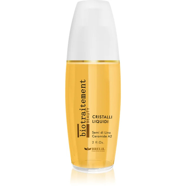 Brelil Professional Bio Traitement Cristalli Liquidi Płynne Kryształki Rozświetlające Do Wszystkich Rodzajów Włosów 60 Ml 