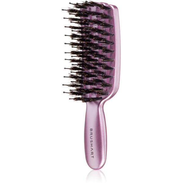  Brushart Hair Vent Blowdry Hairbrush With Boar Bristles Szczotka Do Włosów Z Nylonowymi Włóknami I Włosiem Dzika Mini 1 Szt. 