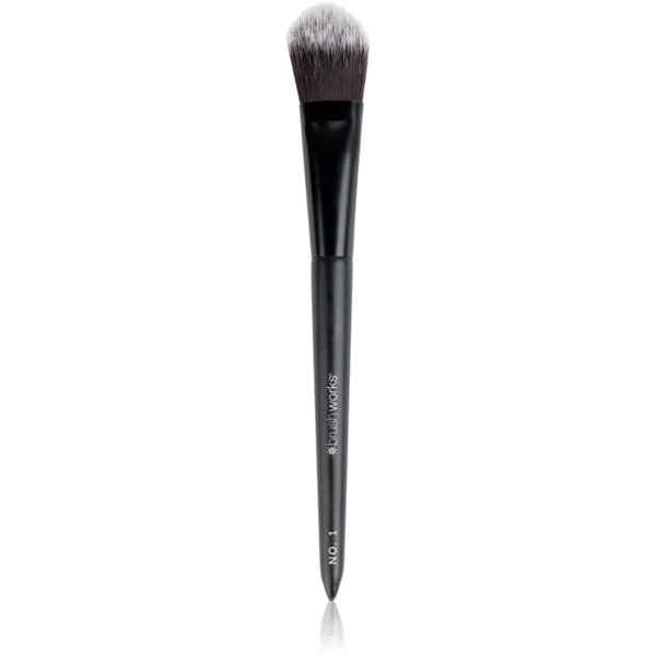  Brushworks Back Comb Brush Pędzel Do Podkładu Typ No. 1 1 Szt. 