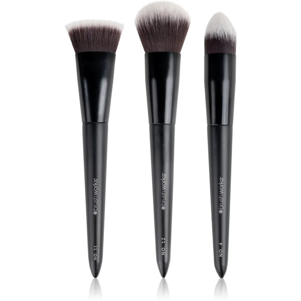 Brushworks Cream Contour And Blush Set Zestaw Pędzli 