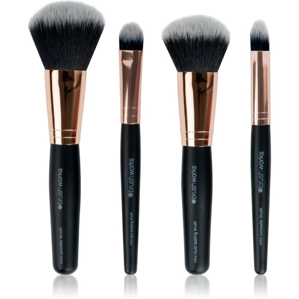  Brushworks Travel Brush Set Zestaw Mini Pędzli 