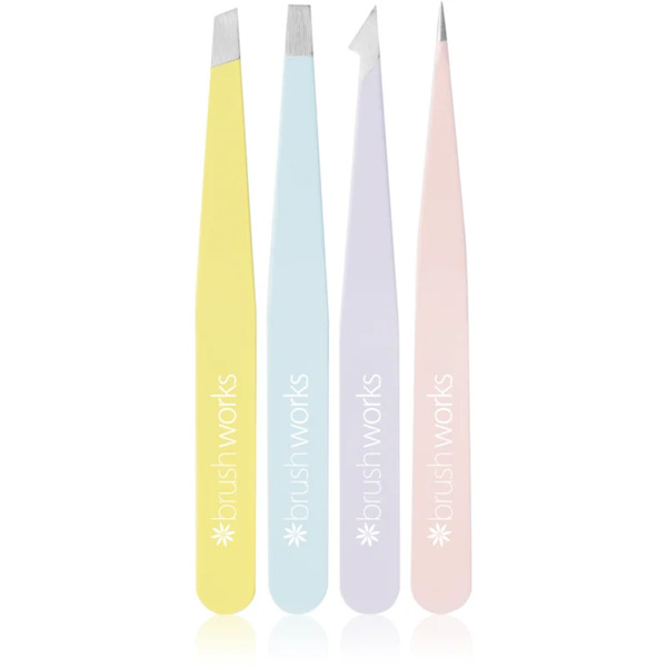  Brushworks Tweezer Set Mixed Zestaw Pęset 