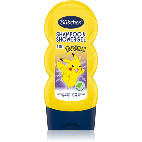  Bübchen Shampoo & Shower Gel Pokémon Szampon I żel Pod Prysznic Dla Dzieci 230 Ml 