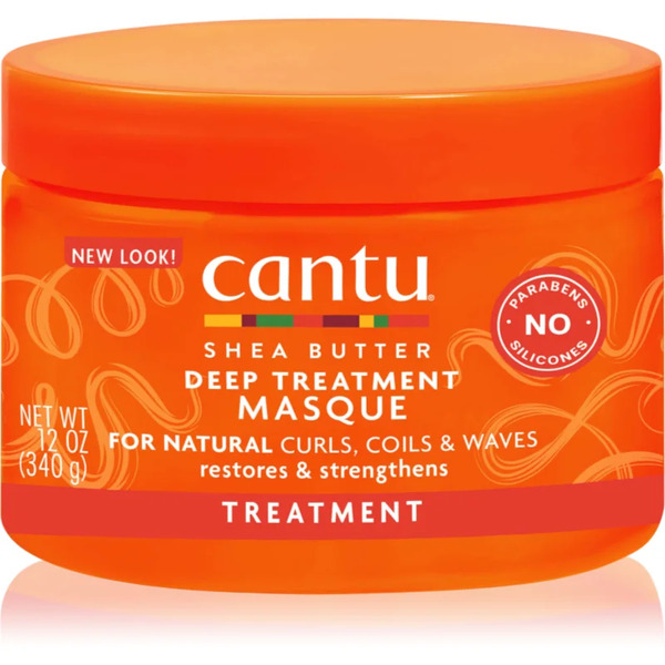  Cantu Shea Butter Deep Treatment Mask Maska Głęboko Regenerująca Do Włosów Kręconych I Falowanych 340 G 