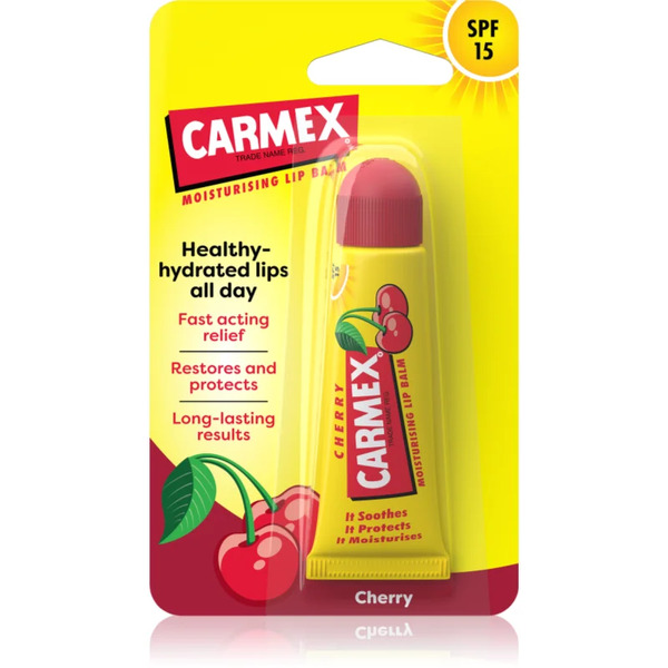  Carmex Cherry Balsam Do Ust W Tubce Spf 15 10 G 