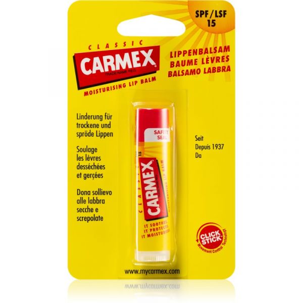  Carmex Classic Balsam Nawilżający Do Ust W Sztyfcie Spf 15 4.25 G 