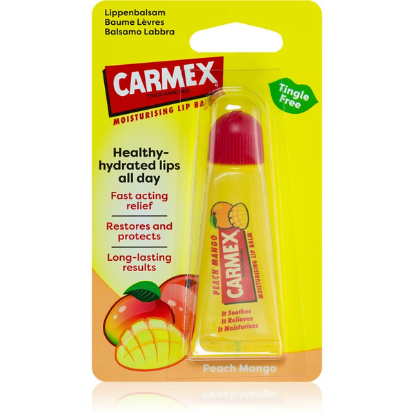  Carmex Peach Mango Balsam Do Ust W Tubce 10 G 