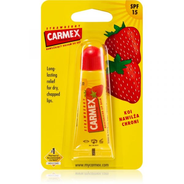  Carmex Strawberry Balsam Do Ust W Tubce Spf 15 10 G 