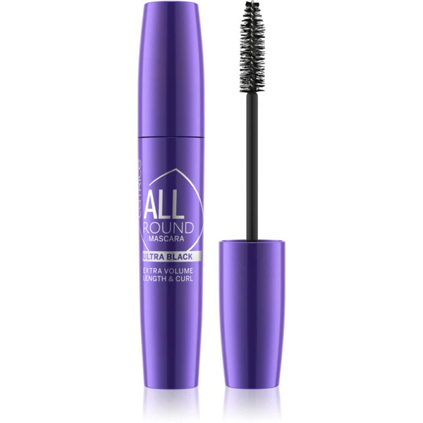  Catrice Allround Tusz Do Rzęs Zwiększający Objętość, Wydłużający I Podkręcający Odcień 010 Ultra Black 11 Ml 