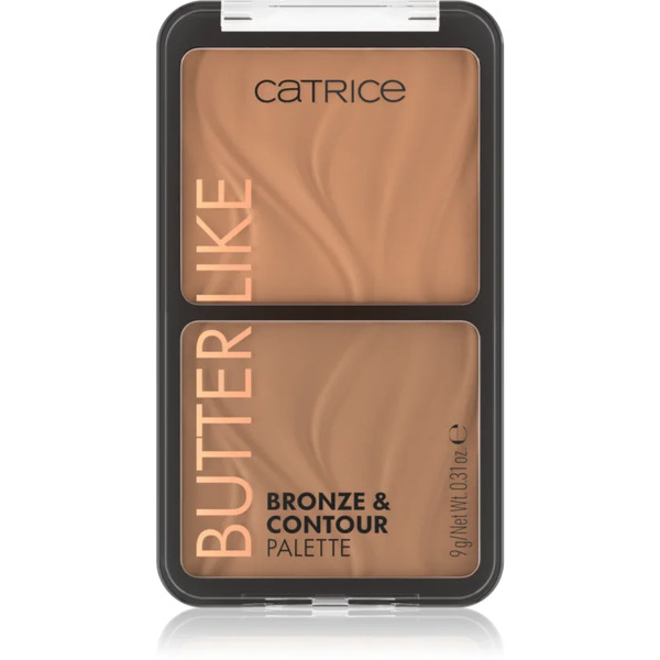 Catrice Butter Like Bronze & Contour Paletka Do Konturowania Twarzy Z Bronzerem Odcień 010 Born To Shape 9 G 