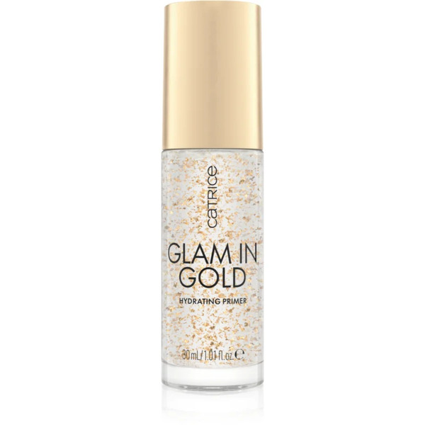  Catrice Glam In Gold Hydrating Primer Nawilżająca Baza Pod Makijaż Z 24-karatowym Złotem Odcień 010 Oh My Goldness 30 Ml 