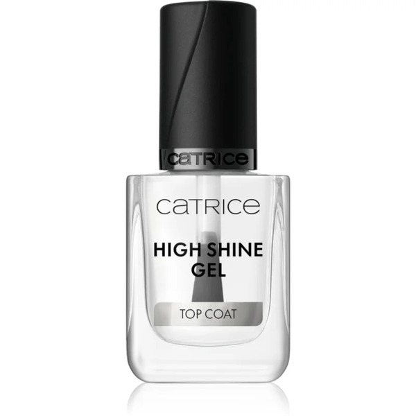  Catrice High Shine Gel Top Coat Lakier Nawierzchniowy Zapewniający Doskonałą Ochronę I Intensywny Blask 10.5 Ml 