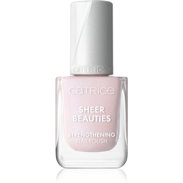  Catrice Sheer Beauties Strengthening Nail Polish Wzmacniający Lakier Do Paznokci Odcień 040 Fluffy Cotton Candy 10.5 Ml 