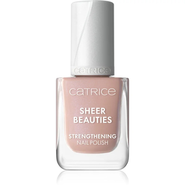  Catrice Sheer Beauties Strengthening Nail Polish Wzmacniający Lakier Do Paznokci Odcień 060 Nudie Beautie 10.5 Ml 