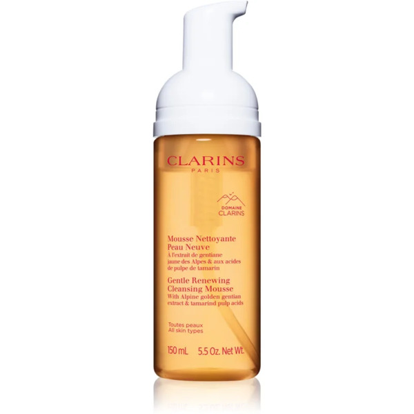  Clarins Cleansing Gentle Renewing Cleansing Mousse Delikatna Pianka Oczyszczająca Do Wszystkich Rodzajów Skóry 150 Ml 