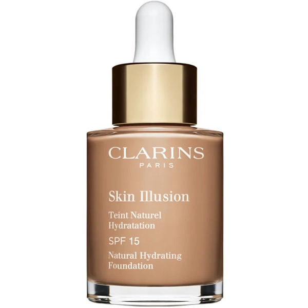  Clarins Skin Illusion Natural Hydrating Foundation Rozświetlający Podkład Nawilżający Spf 15 Odcień 112c Amber 30 Ml 
